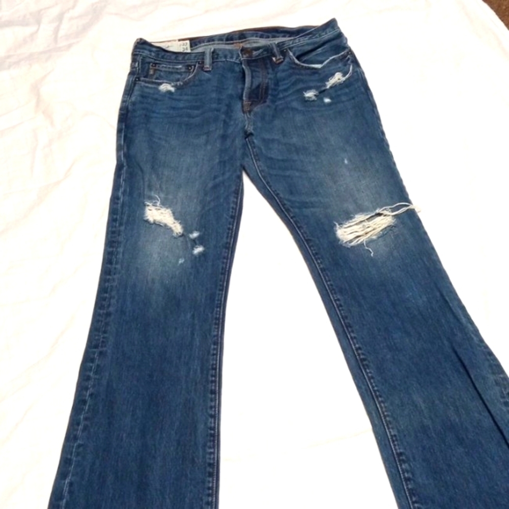 Abercrombie and Fitch Baxter Low rise Slim Bootcut jeans